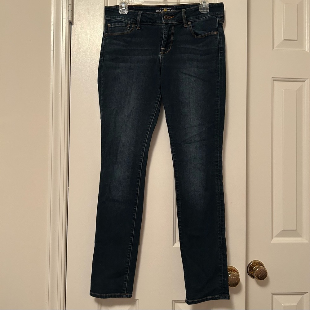 Lucky Brand Leyla Skinny Jeans 6/28 Ankle Length Medium Blue Wash New Condition